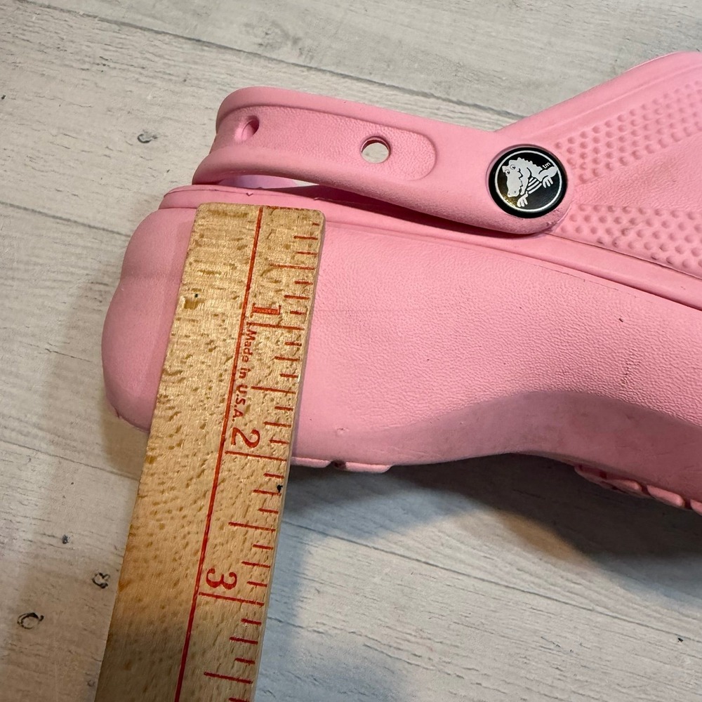 Crocs Classic Platform clog pink women's size 8 - Picture 12 of 12